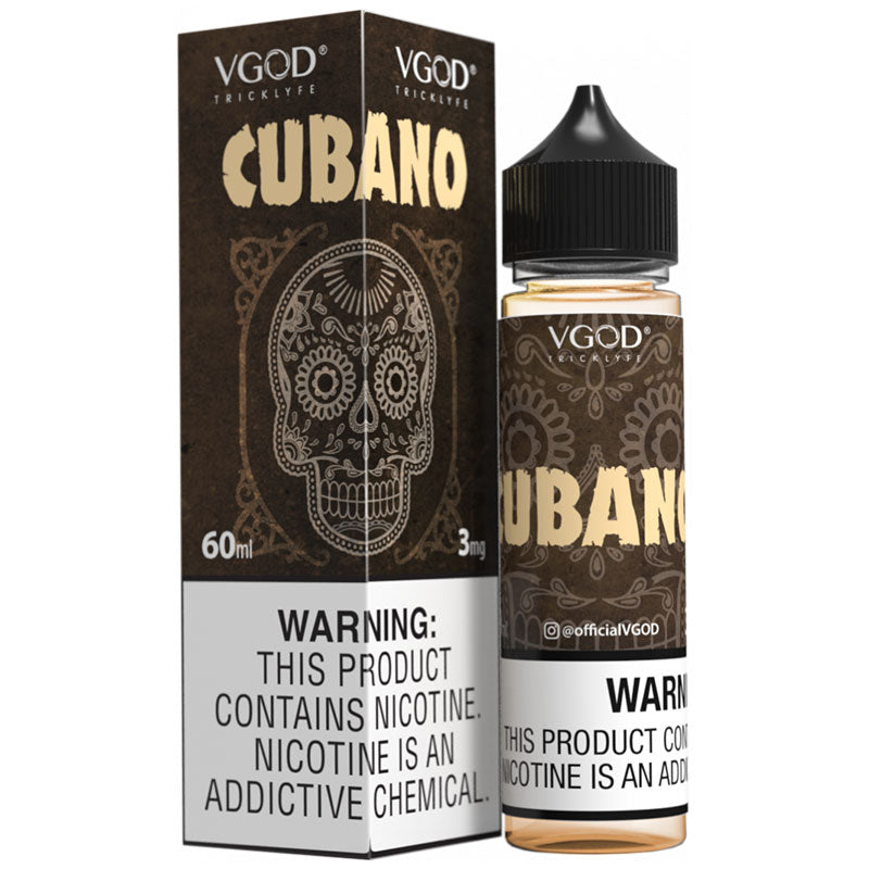 VGOD CUBANO RICH CREAMY CIGAR 3/6/12/18 MG