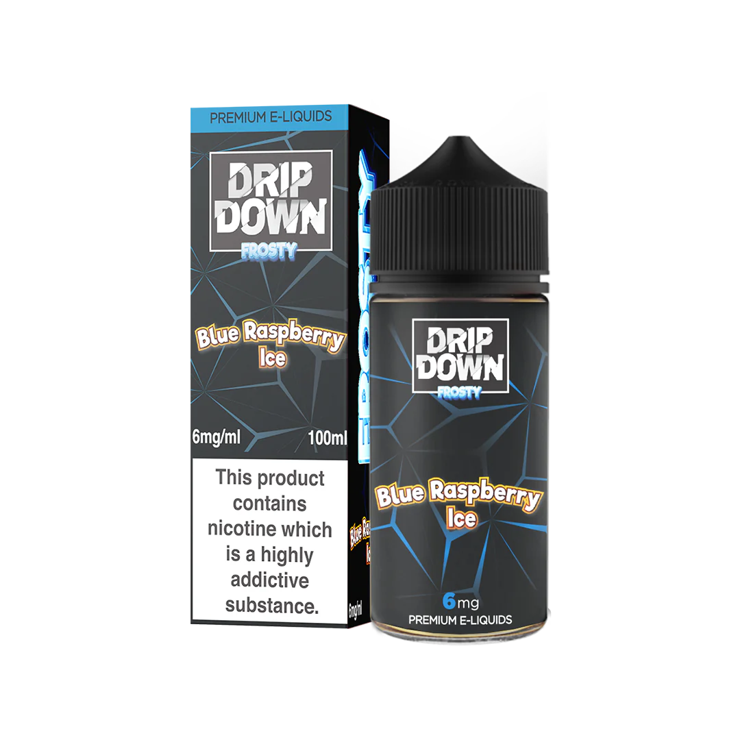 DRIP DOWN BLUE RASBERRY ICE (0,3,12 MG)