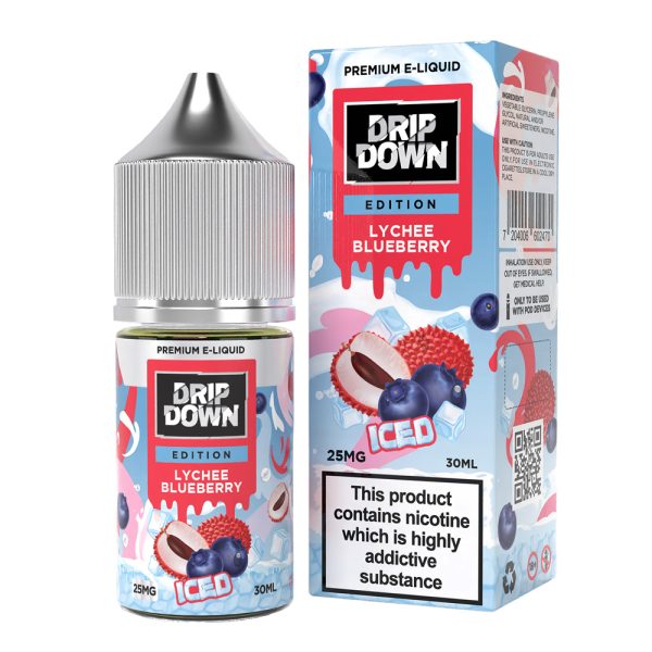 DRIP DOWN LYCHEE BLUEBERRY ICED 25/50 MG