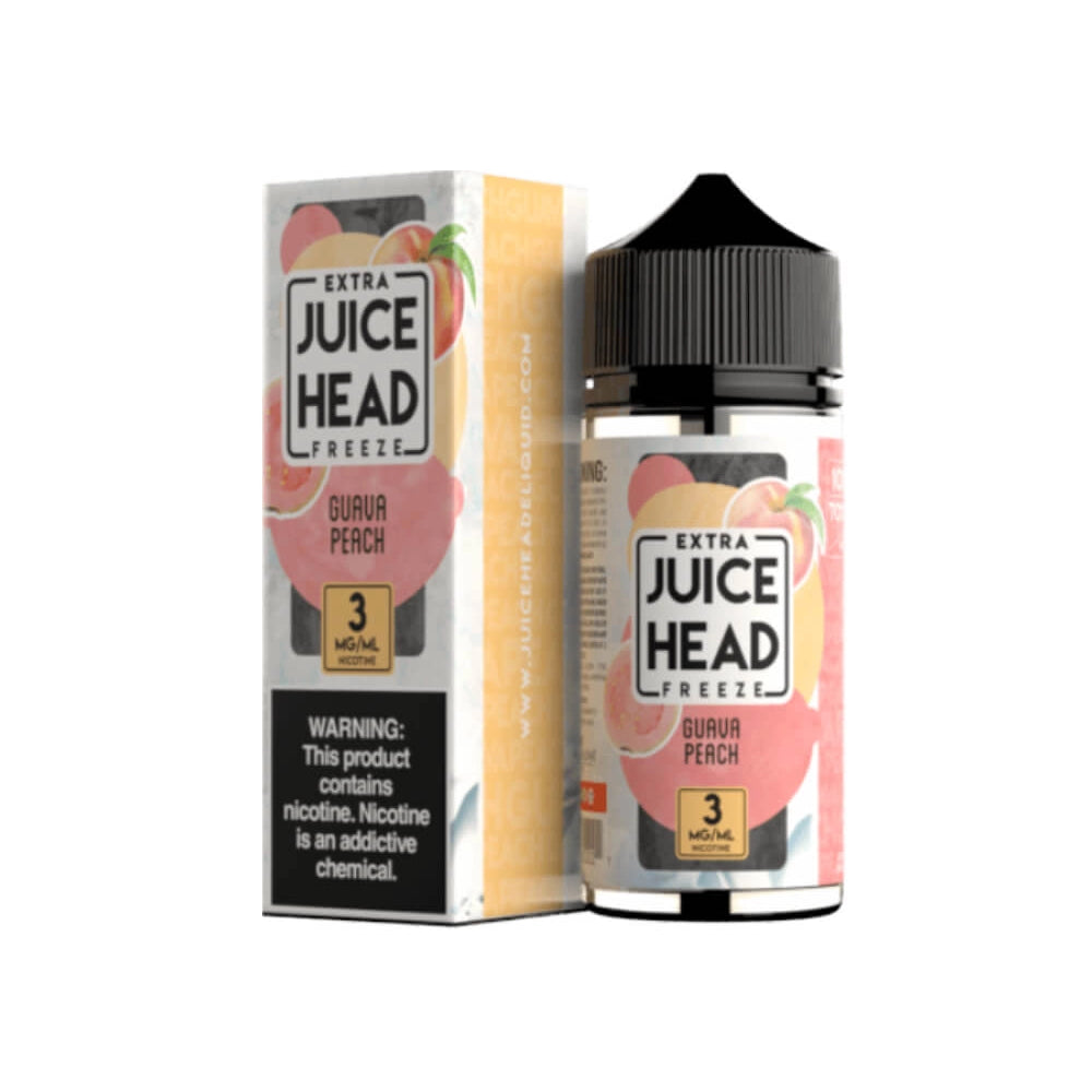 JUICE HEAD EXTRA FREEZE GUAVA PEACH 100 ML 6 MG
