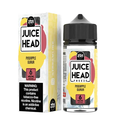 JUICE HEAD EXTRA FREEZE PINEAPPLE GUAVA 100 ML (0,3,6 MG)