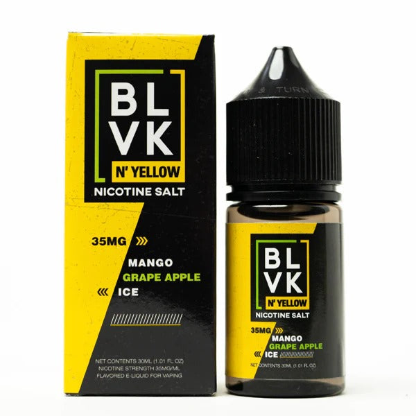 BLVK YELLOW SERIES MANGO GRAPE APPLE ICE 35 MG