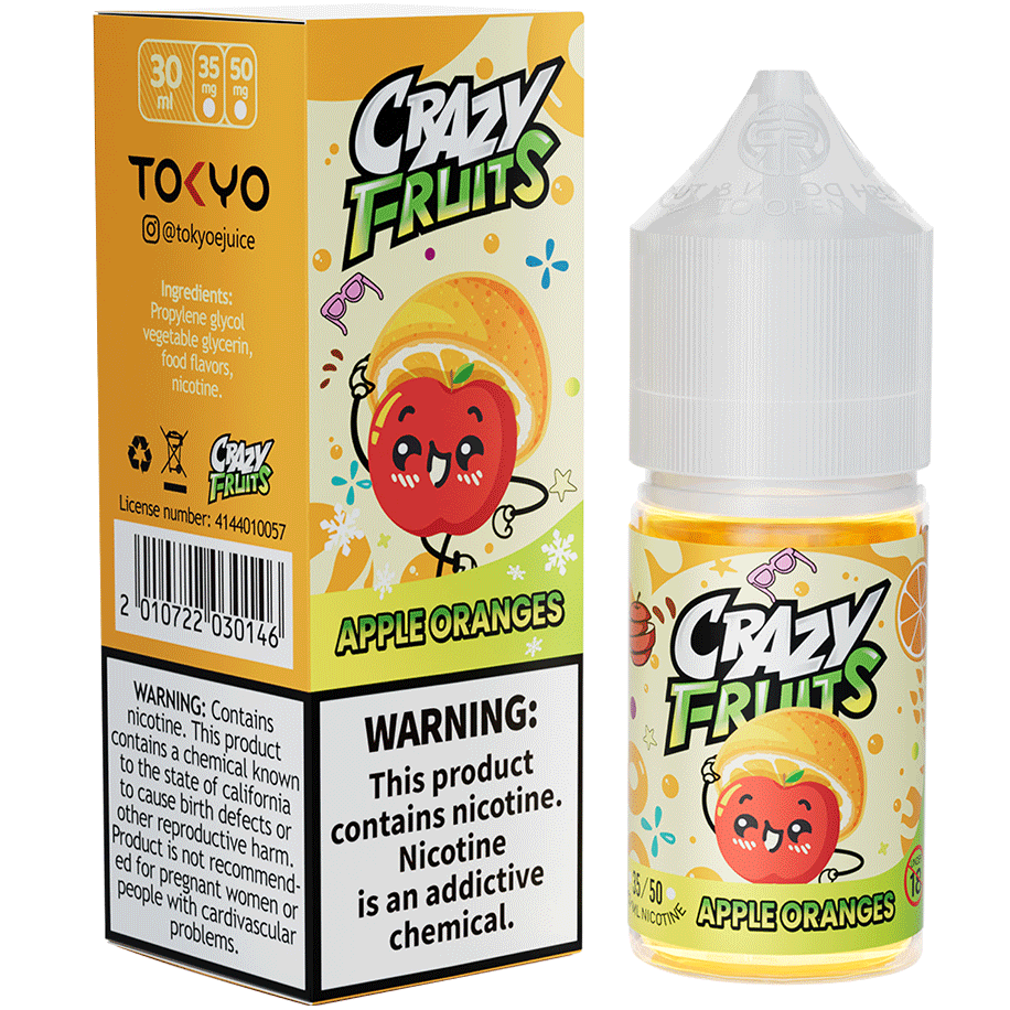 TOKYO CRAZY FRUITS APPLE ORANGE 35 MG