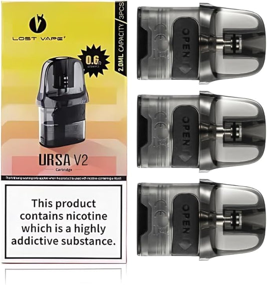 LOST VAPE URSA CARTRIDGE V2 0.6 OHM MESH POD