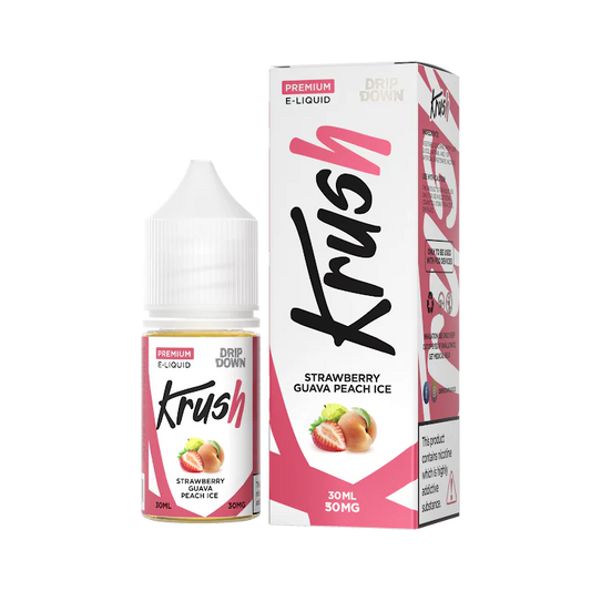 DRIP DOWN KRUSH SERIES - STRAWBERRY GUAVA PEACH ICE 30ML