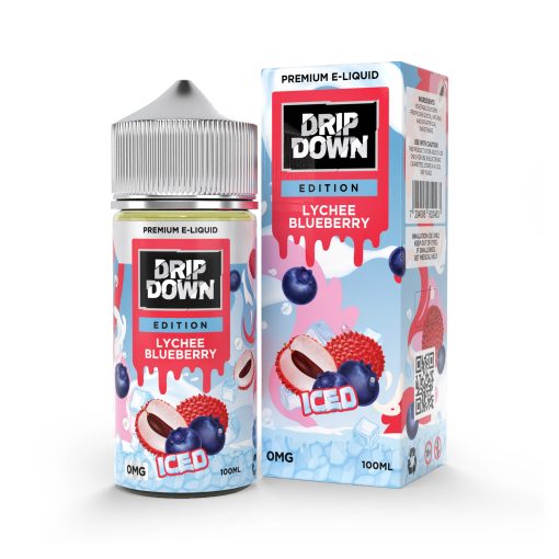 Drip Down Edition Series – Lychee Blueberry Ice 100ml (0/3/6 mg)