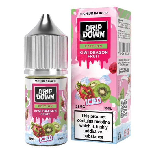 DRIP DOWN KIWI DRAGON FRUIT ICED 0/3/25/50 MG