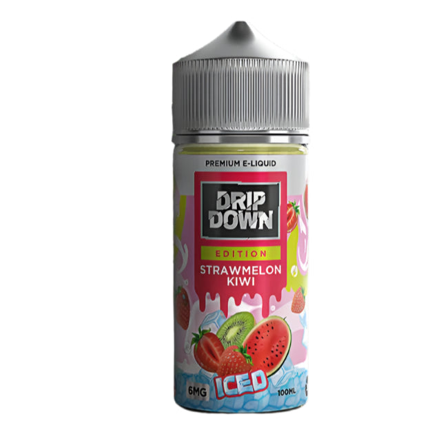 Drip Down Edition Series – Strawmelon Kiwi Ice 100ml (0/3 mg)