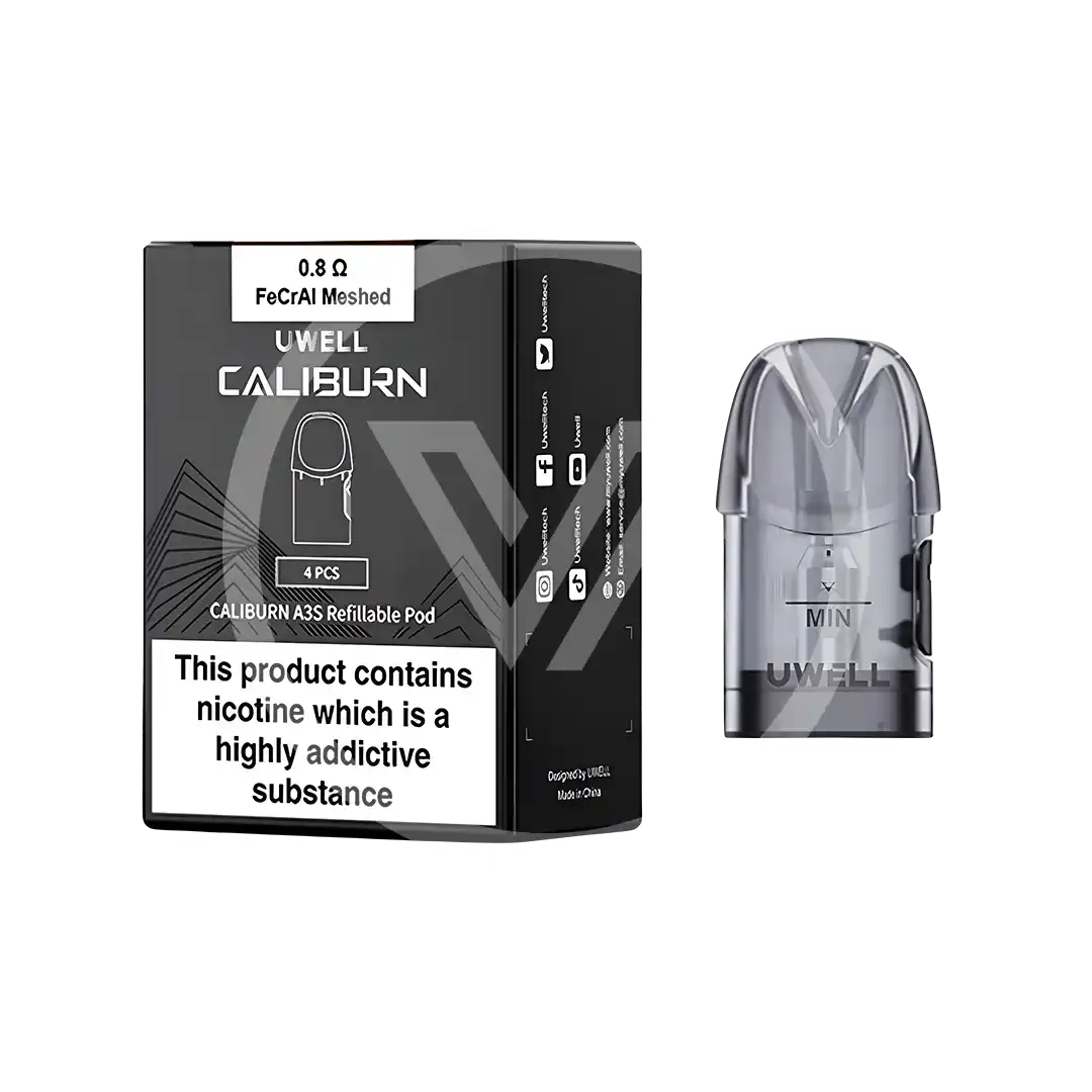 UWELL CALIBURN A3S REFILLABLE POD 1.0 OHM