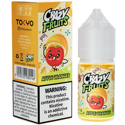 TOKYO CRAZY FRUITS APPLE ORANGE 35MG