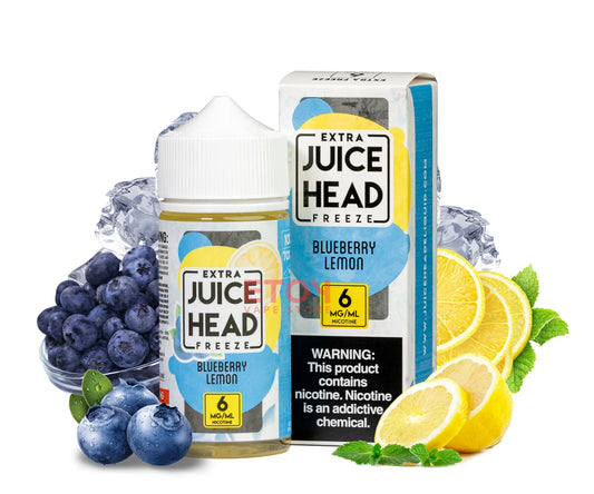 JUICE HEAD EXTRA FREEZE BLUEBERRY LEMON 100 ML 6 MG