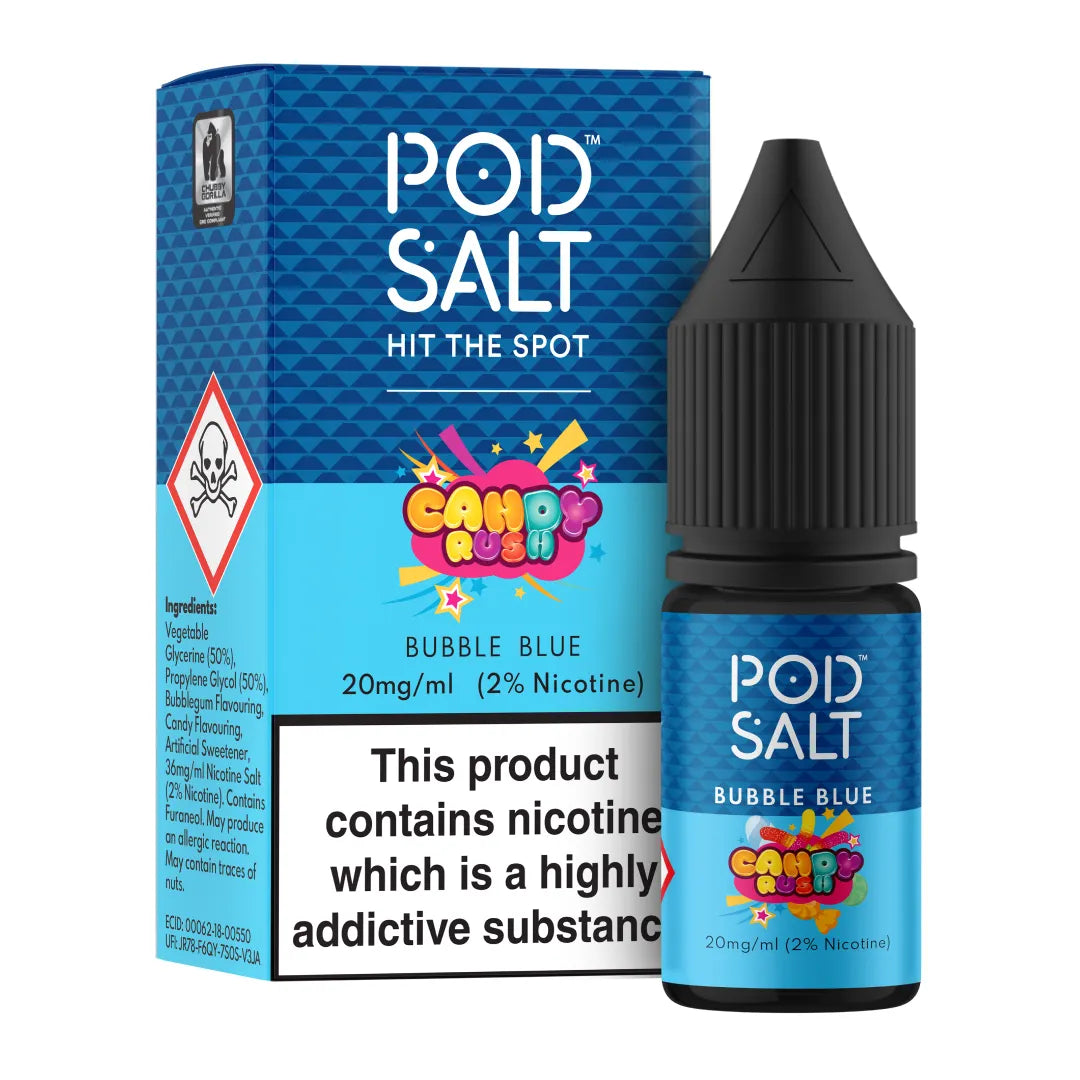 POD SALT BUBBLE BLUE 10 ML 11 MG