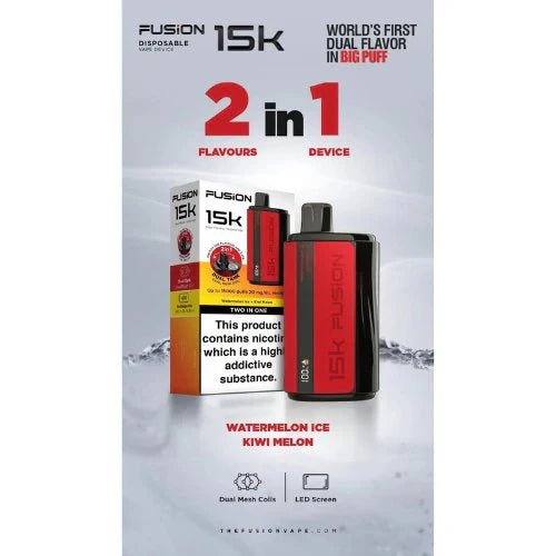 IVG Fusion Dual FLAVOUR 15k Puffs Disposable At Best Price In Pakistan