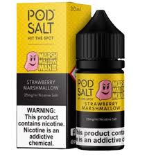 POD SALT STRAWBERRY MARSH MELLOW 30 ML 25 MG